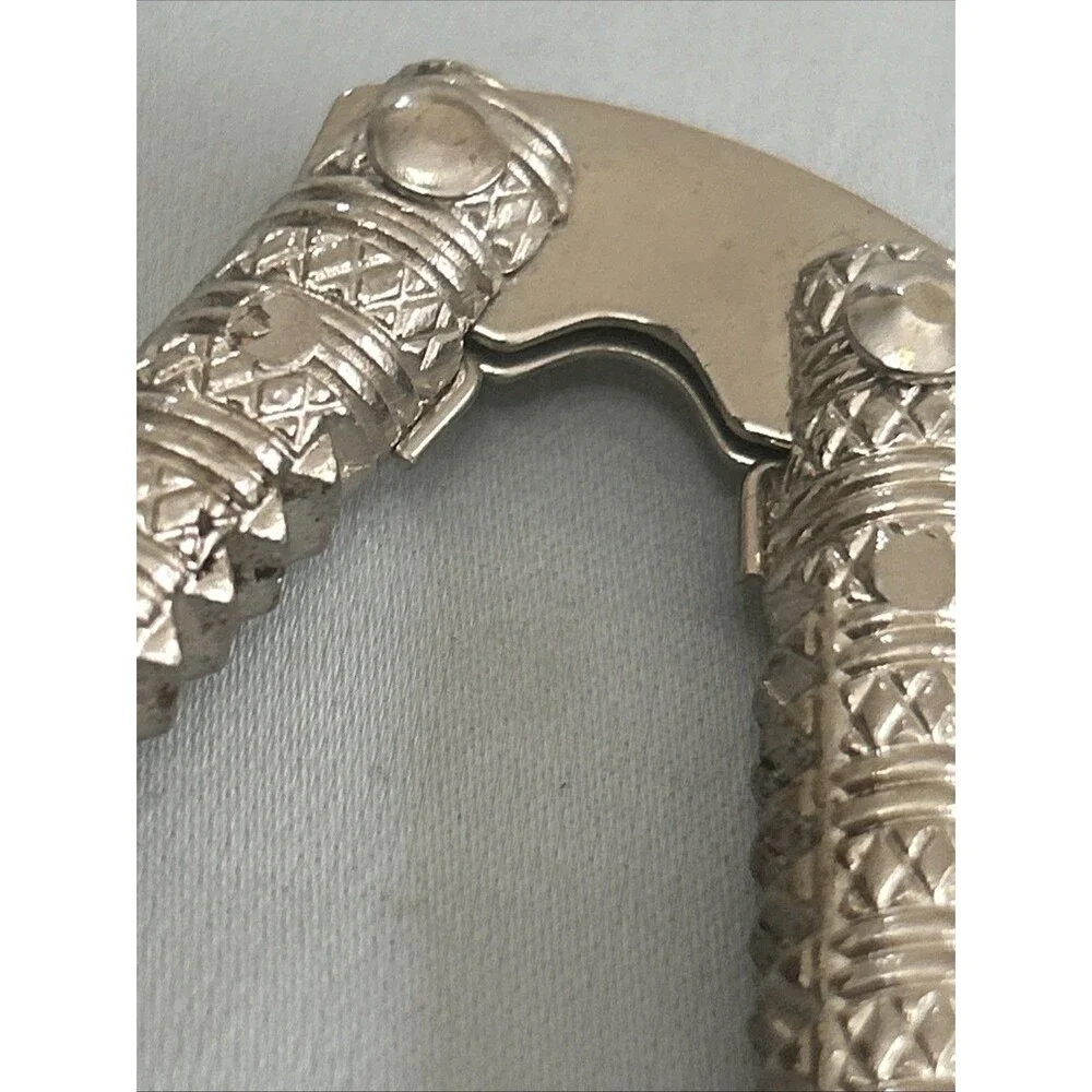 Vintage Ornate Nutcracker &  Pick Set Silver Tone Metal Crab Seafood Tool